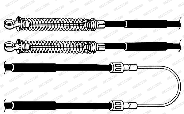 Ferodo Handremkabel FHB432044