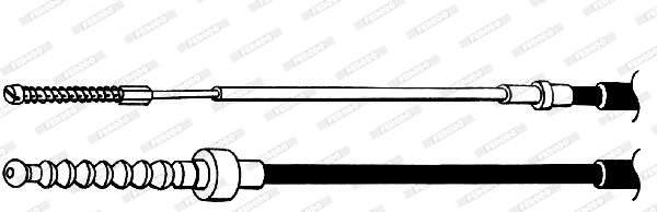 Ferodo Handremkabel FHB432047