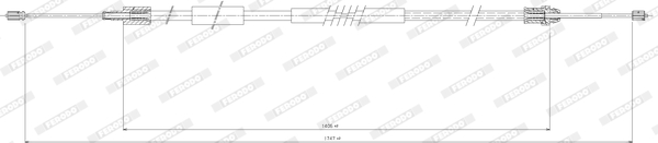 Ferodo Handremkabel FHB432420