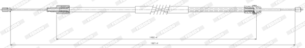 Ferodo Handremkabel FHB432421