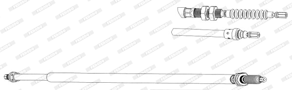 Ferodo Handremkabel FHB432640