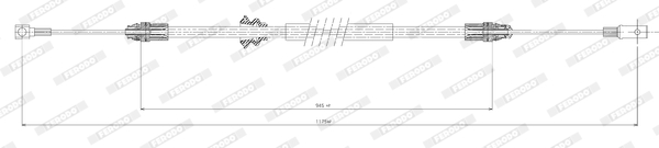 Ferodo Handremkabel FHB432808