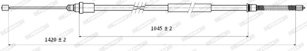 Ferodo Handremkabel FHB432824