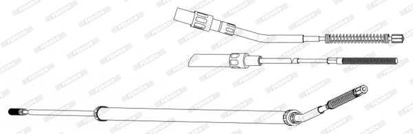 Ferodo Handremkabel FHB432836