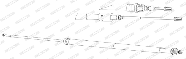 Handremkabel Ferodo FHB432963