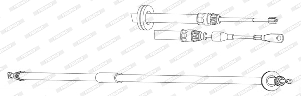 Handremkabel Ferodo FHB433020