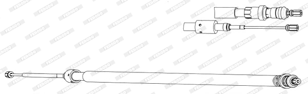 Handremkabel Ferodo FHB433026