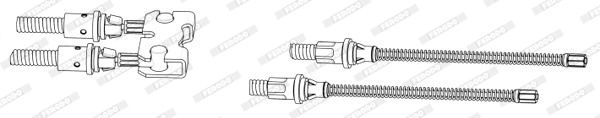 Handremkabel Ferodo FHB433103