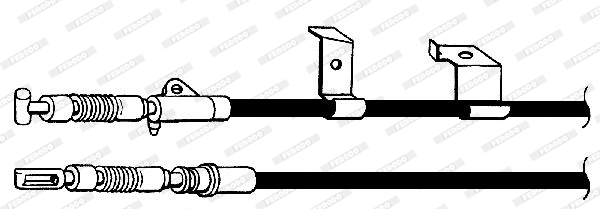 Ferodo Handremkabel FHB434373