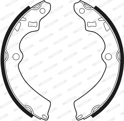 Ferodo Remschoen set FSB233