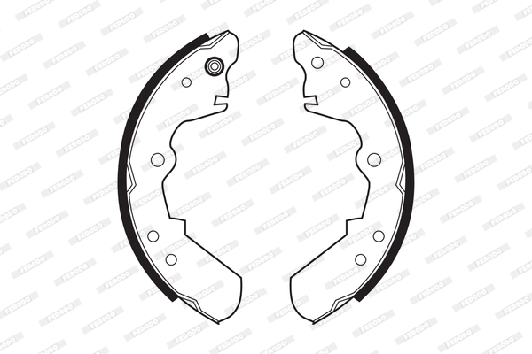Ferodo Remschoen set FSB257