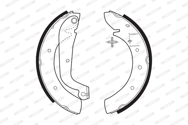 Remschoen set Ferodo FSB270