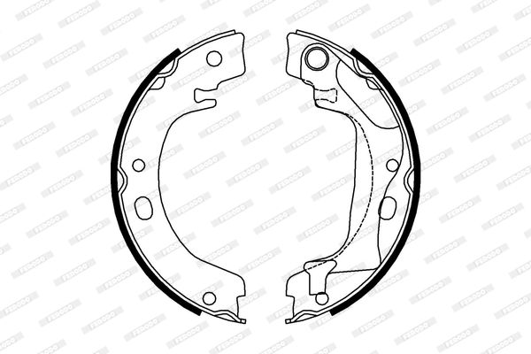 Ferodo Remschoen set FSB4011
