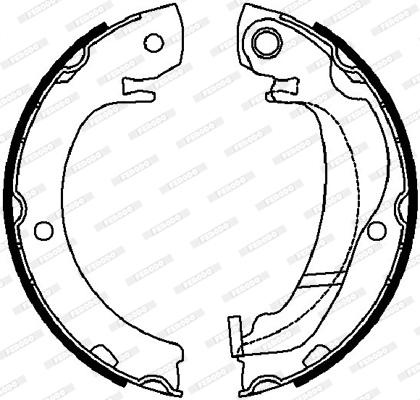 Ferodo Remschoen set FSB4036