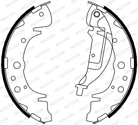 Ferodo Remschoen set FSB4084