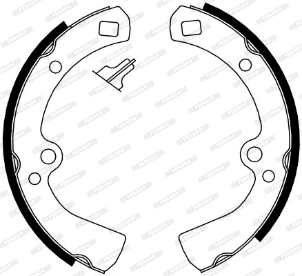 Ferodo Remschoen set FSB4104
