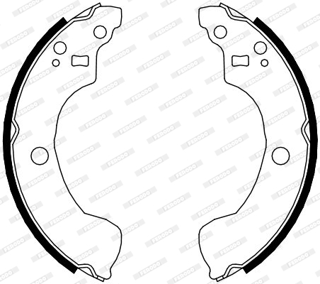 Ferodo Remschoen set FSB4106