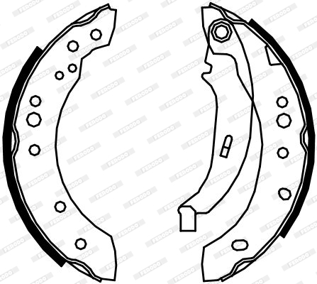Ferodo Remschoen set FSB4109
