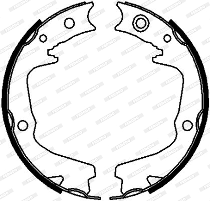 Ferodo Remschoen set FSB4112