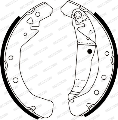 Ferodo Remschoen set FSB4153