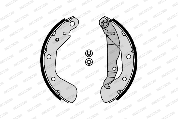 Remschoen set Ferodo FSB4185