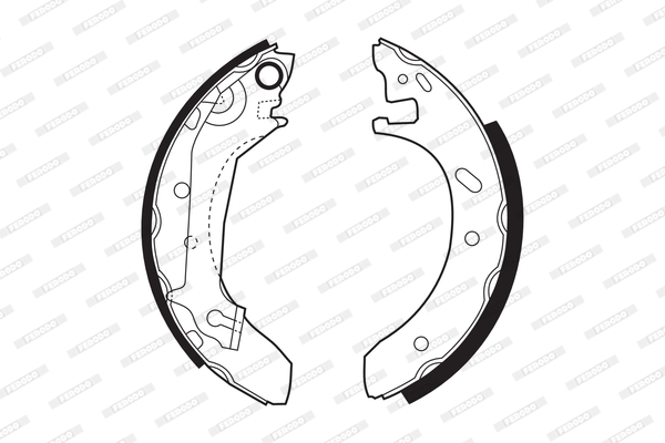 Ferodo Remschoen set FSB421
