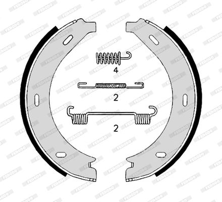 Ferodo Remschoen set FSB4306