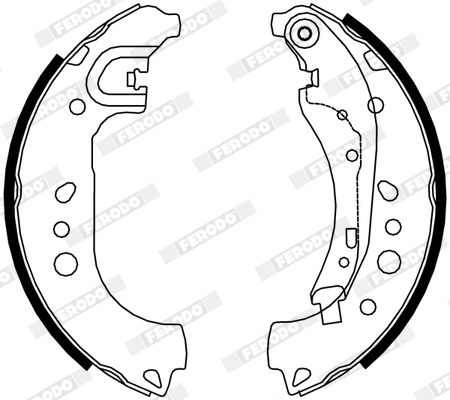 Ferodo Remschoen set FSB4313