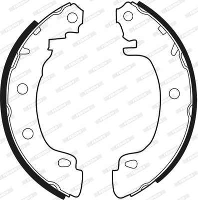 Ferodo Remschoen set FSB544