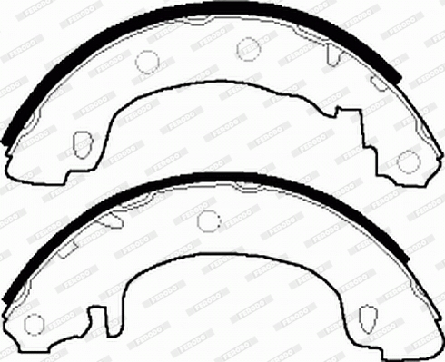 Ferodo Remschoen set FSB544