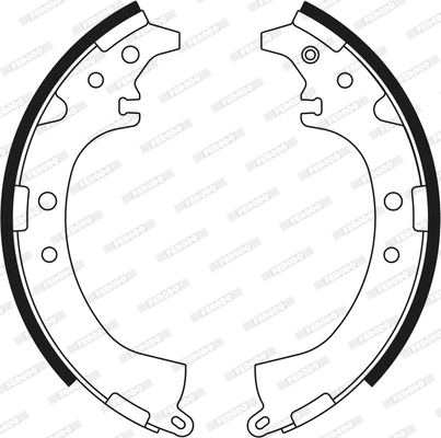 Ferodo Remschoen set FSB564