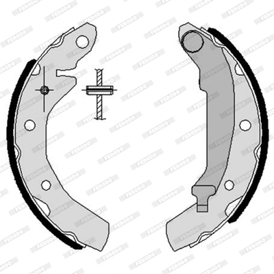 Ferodo Remschoen set FSB595