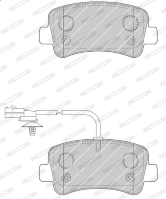 Ferodo Remblokset FVR4348