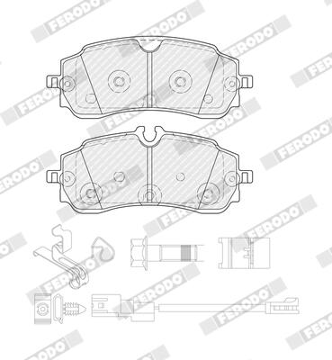 Remblokkenset, schijfrem Ferodo FVR5630