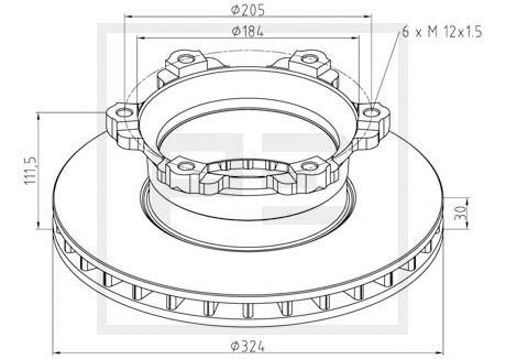 Remschijven Pe Automotive 016.294-00A