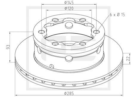 Remschijven Pe Automotive 016.667-00A