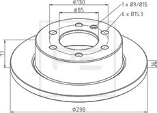 Remschijven Pe Automotive 016.676-00A