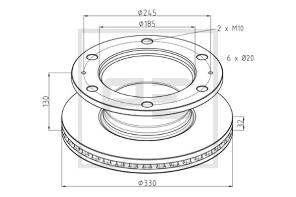 Remschijven Pe Automotive 026.649-00A