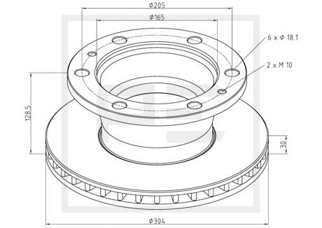 Remschijven Pe Automotive 026.651-10A