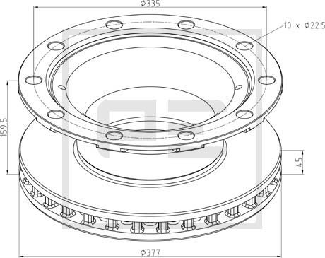 Remschijven Pe Automotive 046.379-00A