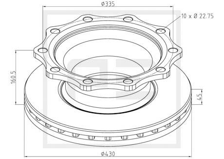 Remschijven Pe Automotive 066.251-00A