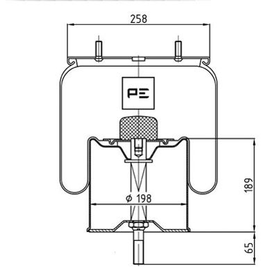 Veerbalg Pe Automotive 084.019-72A