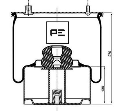 Veerbalg Pe Automotive 084.052-72A