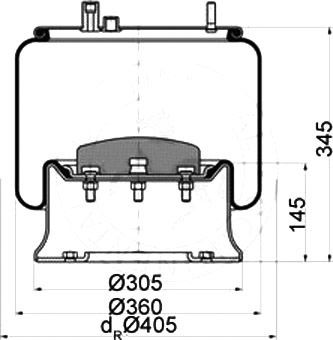 Veerbalg Pe Automotive 084.073-71A