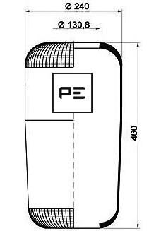 Veerbalg Pe Automotive 084.076-70A