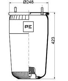 Veerbalg Pe Automotive 084.082-71A