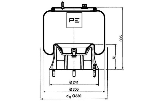 Veerbalg Pe Automotive 084.103-72A