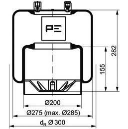 Veerbalg Pe Automotive 084.107-72A