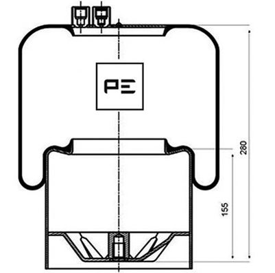 Veerbalg Pe Automotive 084.107-77A