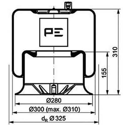 Veerbalg Pe Automotive 084.111-76A